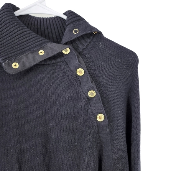 Ralph Lauren Women's Button Convertible Turtleneck Sweater - L - Picture 2 of 4